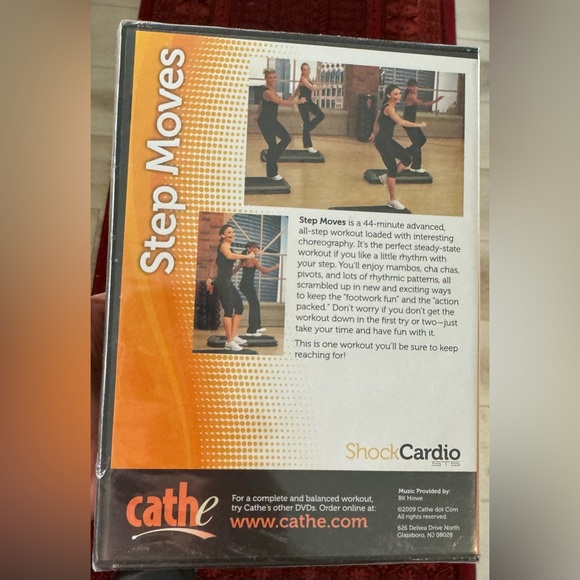 CATHE STEP MOVES DVD. 44 minute Advanced all-step workout. - Picture 2 of 2